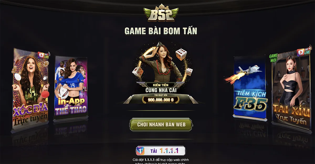 Thông tin liên hệ cổng game bài đổi thưởng B52