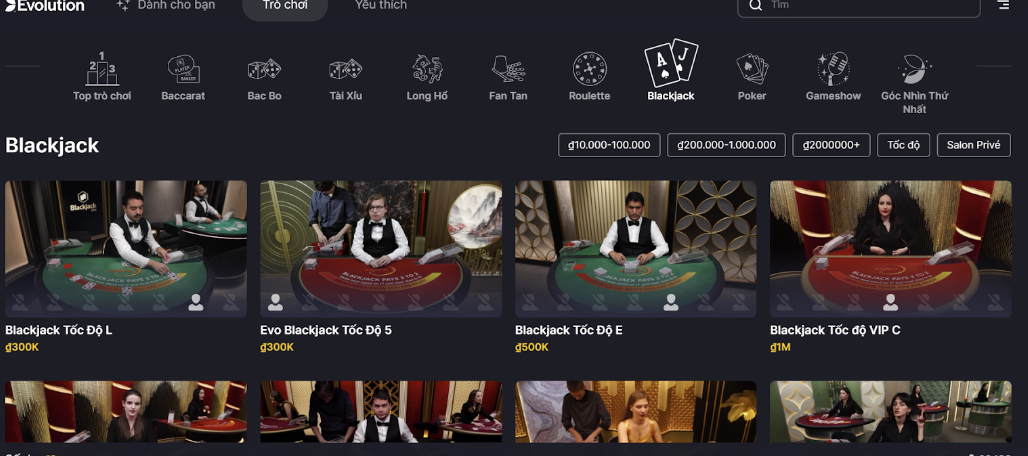 Tham gia ngay tựa game bài Blackjack tại May88