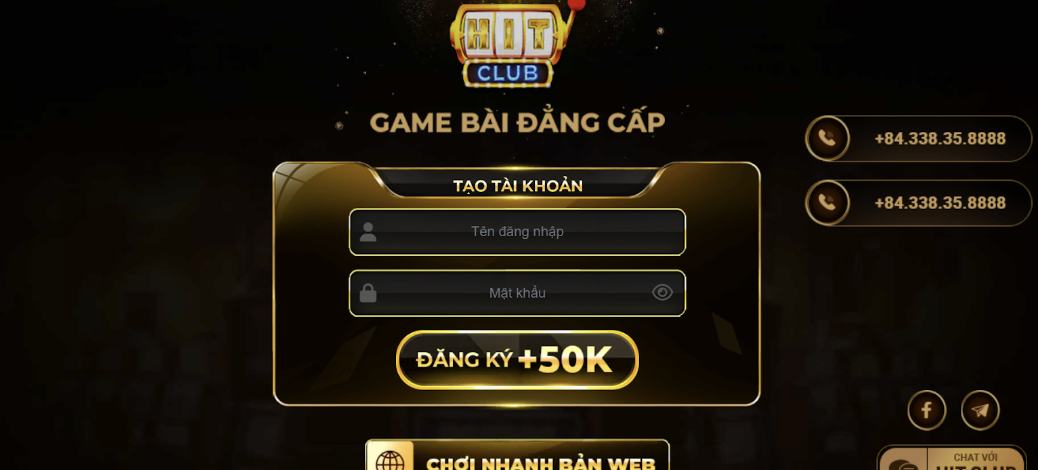 Chú ý trong quá trình đăng ký tài khoản tại Hit Club